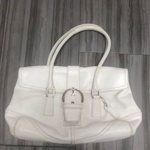 Coach off white shoulder bag